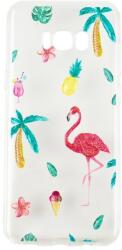 Pami Accessories Husa Samsung Galaxy S8+ Pami Silicon Art Flamingo