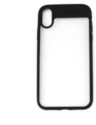 Pami Accessories Carcasa iphone XR Pami Black (spate transparent cu margini cauciucate)