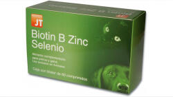 JTPharma JT BIOTIN. B. ZINC. SELENIU pentru caini si pisici - 60 Tablete