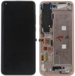  56000500J100 Gyári Xiaomi Mi 10 Pro fehér LCD kijelző érintővel kerettel (56000500J100)