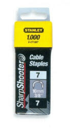 STANLEY Kábeltűző Kapocs 10mm 1000db - Stanley 1-ct106t (3840662)