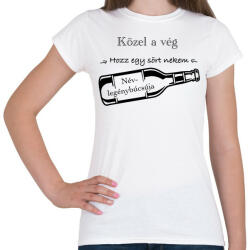 printfashion Közel a vég - Női póló - Fehér (5175487)