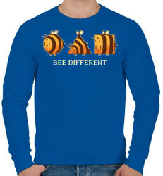 printfashion Bee different - Férfi pulóver - Királykék (5190152)