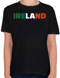 printfashion Ireland - Gyerek póló - Fekete (5184240)