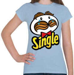 printfashion Single - Női póló - Világoskék (5195063)