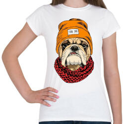 printfashion Cool Dog - Női póló - Fehér (5141453)