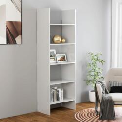 vidaXL Bibliotecă, alb extralucios, 60x35x180 cm, PAL (803413) Biblioteca