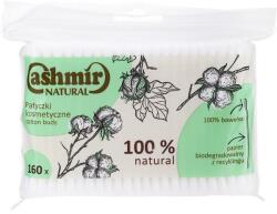Cashmir Bețișoare din bumbac, 160 buc - Cashmir Natural Cotton Buds 160 buc