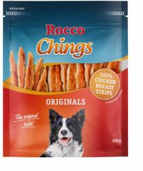  Rocco Rocco Chings Originals - Fâșii din piept de pui 250 g