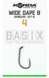 Korda Basix Barbless Wide Gape Hook szakáll nélküli pontyozó horog 2 (KBX027)