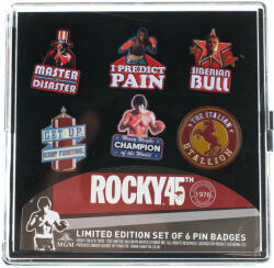 NNM Kitűző (készlet 6 darab) Rocky - 45th Anniversary Limited Edition - FNTK-ROCKY-110