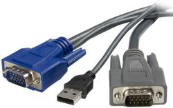 StarTech 10 ft Ultra-Thin USB VGA 2-in-1 KVM Cable (SVUSBVGA10) - vexio