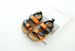 Superbebeshoes Sandale pentru copii cu barete portocalii