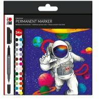 Marabu Двувърхи маркери Graphix 24 цвята