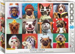 EUROGRAPHICS Puzzle Eurographics din 1000 de piese - Lucia Heffernan Funny Dogs (60005523)