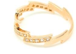 Pami Accessories Inel placat cu aur roz Janet, 17.2 mm, IC-40, Auriu roze