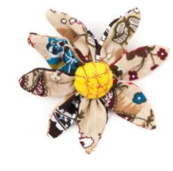 Pami Accessories Brosa dama handmade floare BRC-25-4, 9, 5x9, 5 cm, multicolor