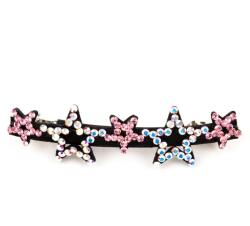  Clama de par cu stelute, PAR-30, 6.3x1.7 cm, Roz