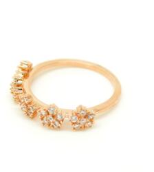 Pami Accessories Inel placat cu aur roz Jane, 17.6 mm, IC-50, Auriu roze