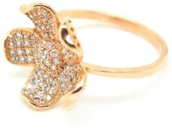 Pami Accessories Inel placat cu aur roz Marjorie, 18.5 mm, IC-90, Auriu roze
