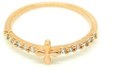 Pami Accessories Inel placat cu aur roz Sharon, 16 mm, IC-30, Auriu roze