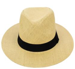 Pami Accessories Palarie paie panama barbat, PB-1220-105, Bej inchis