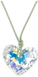 Pami Accessories Colier inima cristal Swarovski, 38-76 cm, CLC-180, Multicolor