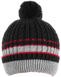 Pami Accessories Caciula baieti din tricot captusita, 8-12 ani, CCB-720-29, Negru