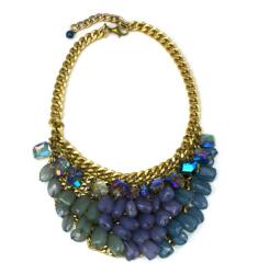 Pami Accessories Colier statement, cu pietre colorate