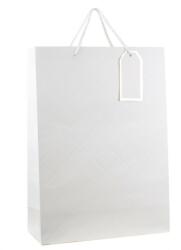Pami Accessories Punga cadou Pami Uni Karo 30x41.5x12 cm, UNI KARO-A, Alb