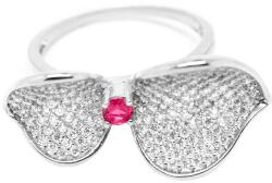 Pami Accessories Inel placat cu aur alb Elaine, 17.2 mm, IC-80, Argintiu