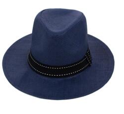 Pami Accessories Palarie paie panama barbat, PB-1220-106, Bleumarin