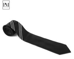 Pami Accessories Cravata barbati Pami cu dungi, B517-238E-9, Negru