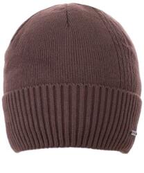 Pami Accessories Caciula barbat din tricot captusita, CB-720-24, Maro