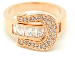 Pami Accessories Inel placat cu aur roz Florence, 18 mm, IC-60, Auriu roze