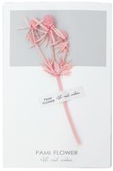 Pami Accessories Felicitare cu floare aplicata Pami Flower 241B 15 x 9 cm Roz
