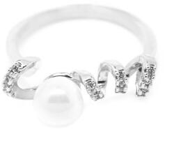Pami Accessories Inel placat cu aur alb Judy, 18.9 mm, IC-50, Argintiu