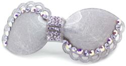 Pami Accessories Clama de par de dama, funda cu cristale, PAR-50, lila