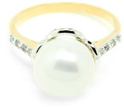 Pami Accessories Inel placat cu aur Gloria, 17.6 mm, IC-40, Argintiu/Auriu