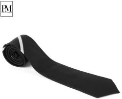 Pami Accessories Cravata barbati Pami cu dungi inegale, B517-238D-9, Negru