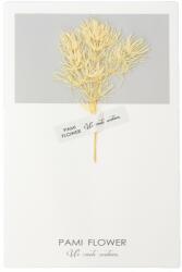 Pami Accessories Felicitare cu floare aplicata Pami Flower 241A 15 x 9 cm Galben