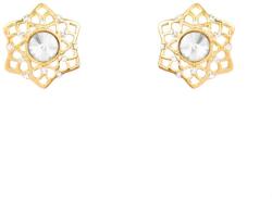 Pami Accessories Cercei dama Natasha placati cu aur, CCC-30, 18x18 mm, Auriu