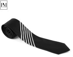 Pami Accessories Cravata barbati Pami cu dungi egale, B517-238D-11, Negru