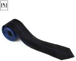 Pami Accessories Cravata barbati Pami cu model geometric, B517-238D-4, Negru/Albastru