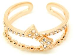 Pami Accessories Inel placat cu aur roz Teresa, 16.7 mm, IC-40, Auriu roze
