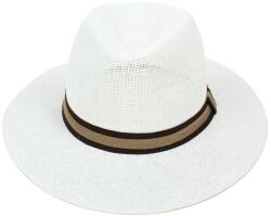 Pami Accessories Palarie paie panama barbat, PB-1220-89, Alb
