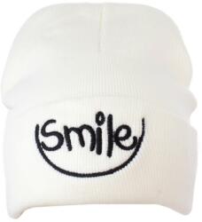 Pami Accessories Caciula pentru tineret tricotata Pami Smile, alb