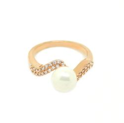 Pami Accessories Inel placat cu aur roz Jacqueline, 17.2 mm, IC-50, Auriu roze