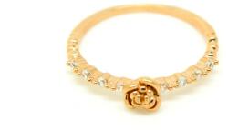 Pami Accessories Inel placat cu aur roz Donna, 18 mm, IC-30, Auriu roze