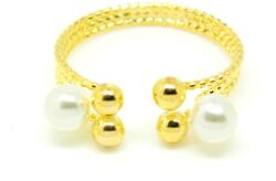Pami Accessories Inel placat cu aur Cynthia, 18 mm, IC-30, Auriu